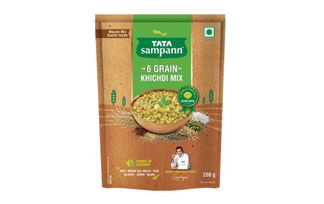 Tata Sampann 6 Grain Khichdi Mix    Pack  200 grams